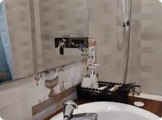 Khu lavabo và bồn tắm