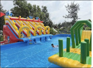 Phao liên hoàn trên nước tại Hodota